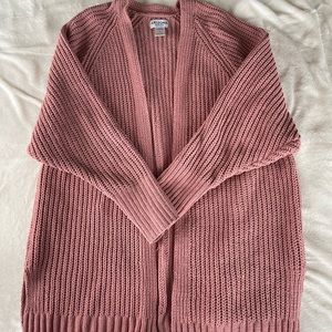 Arizona juniors chunky knit open front cardigan size M